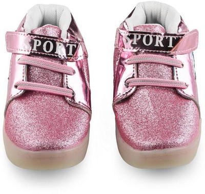 

L.K.Vyapaar Pvt Ltd Boys & Girls Lace Casual Boots(Pink