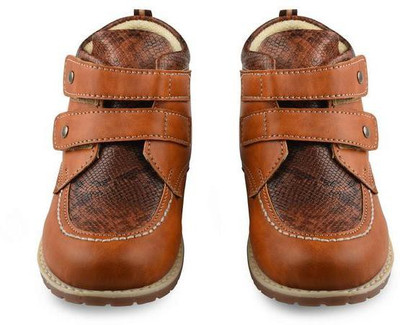 

L.K.Vyapaar Pvt Ltd Boys & Girls Velcro Casual Boots(Brown