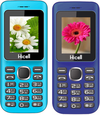 

Hicell C5 Combo of Two Mobiles(Blue & Dark Blue)