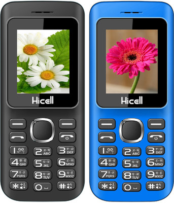 

Hicell C5 Combo of Two Mobiles(Black & Navy Blue)