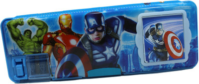 

oviwa Pencil box Smart Kids Avengers Art Plastic Pencil Box (Set of 1, Blue) Art Plastic Pencil Box(Set of 1, Multicolor)