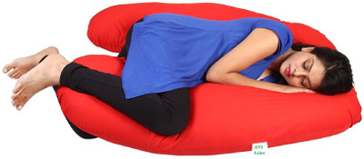 

AVI Plain Pregnancy Pillow Pack of 1(Red)