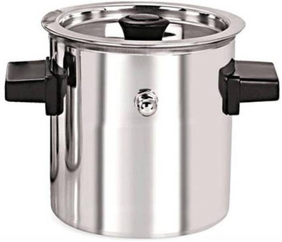 DIAMOND Stainless Steel Milk Boiler 1 Litre Pot 12 cm diameter 1 L capacity with Lid(Stainless Steel)