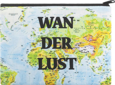 

Intelligent Idiots Wanderlust Print Pouch(Multicolor)