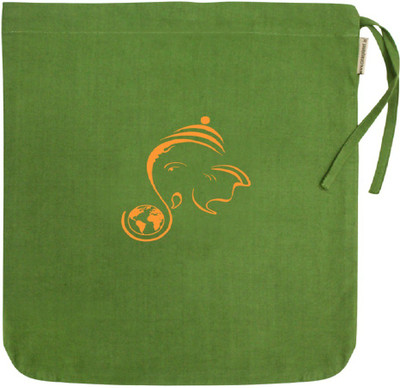 

Clean Planet Ganesha's World Eco Giftbags Potli(Green)