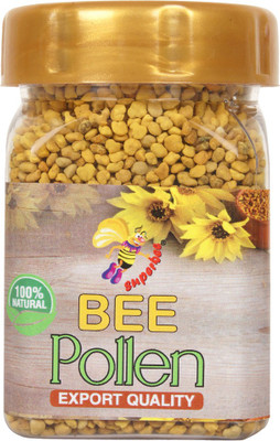 

Super Bee 100 % Natural Bee Pollen granules superior Quality ,100 g Plant-Based Protein(100 g, Natural)