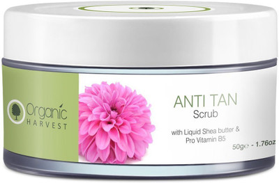 

Organic Harvest Anti Tan Face Scrub(50 g)