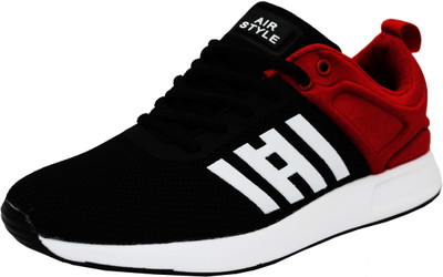 

Air Style Running Shoes For Men(Black, Red