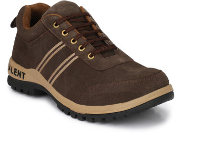 Kavacha Steel Toe Safety Shoe,Hertz-03 Boots For Men(Brown, Coffee