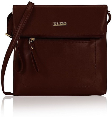 

Kleio Women Formal, Casual Brown Leatherette Sling Bag