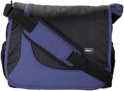 

Comfy Men & Women Blue, Black Polyester Sling Bag, Black;blue