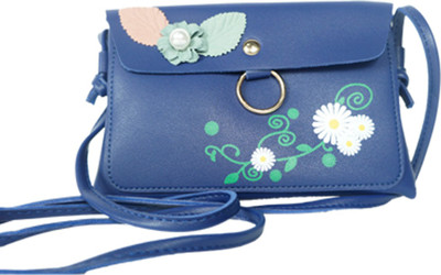 

Lelys Women Blue PU Sling Bag