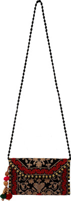 

Ratash.com Girls Multicolor Cotton Sling Bag