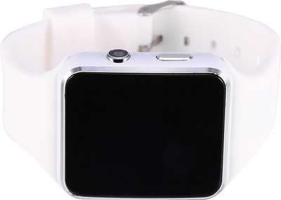 

MOBILZA Smartwatch Bluetooth X6 smart watch camera / sim / micro memory card / Call Function activity tracker fitness band feature sleep monitor pedometer Compatible samsung galaxy j7 prime (White) White Smartwatch(White Strap Free Size)