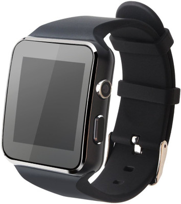 

CartBug Smartwatch Bluetooth X6 smart watch camera / sim / micro memory card / Call Function activity tracker fitness band feature sleep monitor pedometer Compatible apple iphone 5s (Black) Black Smartwatch(Black Strap Free Size)