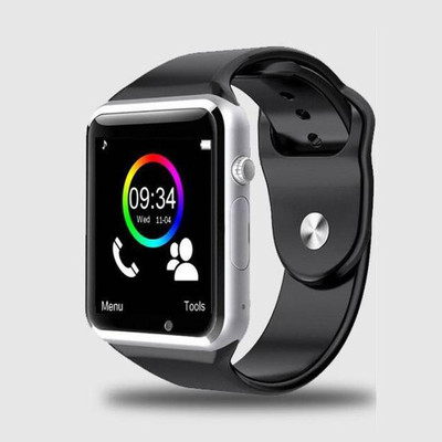 

AAF A1 SMART WATCH BLACK Smartwatch(Silver Strap Free Size)