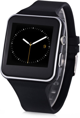 

MOBILZA Smartwatch Bluetooth X6 smart watch camera / sim / micro memory card / Call Function activity tracker fitness band feature sleep monitor pedometer Compatible Mi A1 (Black) Black Smartwatch(Black Strap Free Size)