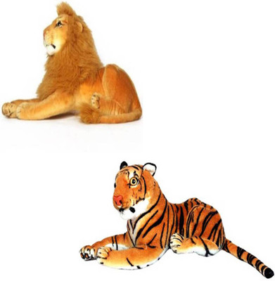 

Speoma TIGER AND LION ANIMAL SOFT TOY - 32 cm(Multicolor)