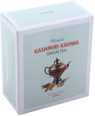

Mittal Teas Kashmiri Kahwa_100g Cinnamon, Cardamom Green Tea(100 g, Box)
