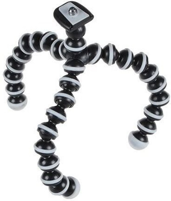 

Anytech ™ Universal Flexible Octopus Style Tripod for Mobile Phone, Camera, DSLR, Smartphones with Universal Mobile Monopod Mount Adapter & Long Screw Mobile Holder X10 (Colors as Available) Tripod(Black, Supports Up to 1200 g)