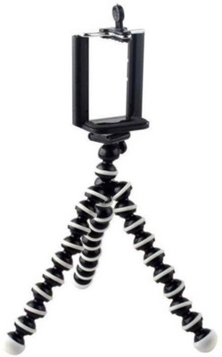 

Anytech ™ Universal Flexible Octopus Style Tripod for Mobile Phone, Camera, DSLR, Smartphones with Universal Mobile Monopod Mount Adapter & Long Screw Mobile Holder X1 (Colors as Available) Tripod(Black, Supports Up to 1200 g)