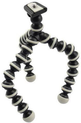 

5PLUS Flexible Octopus Foldable Mini Tripod For Mobile Phone With Universal Mobile Monopod Mount Adapter,(White & Black) Monopod Kit, Monopod(Multicolor, Supports Up to 500 g)