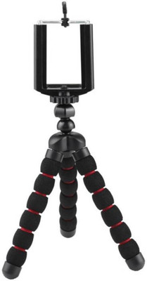 

Anytech Universal Flexible Octopus Style Tripod for Mobile Phone, Camera, DSLR, Smartphones with Universal Mobile Monopod Mount Adapter & Long Screw Mobile Holder X8 Tripod(Black, Supports Up to 1200 g)
