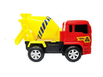 

Emob Friction Powered Cement Mixer Push and Go Vehicle Construction Truck Toy(Multicolor)