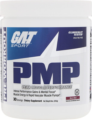 

GAT PMP (Peak Muscle Performance), Next Generation Pre Workout, 30 Serv(255 g)