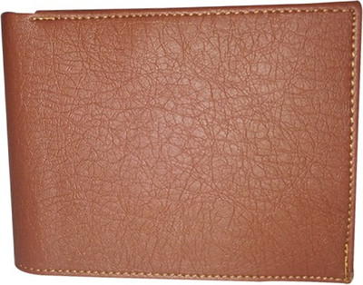 

4 CLUB DRESSES Men Brown Genuine Leather Wallet(2 Card Slots)