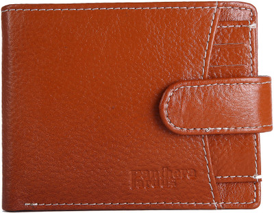 

Panthera Pardus Men Tan Genuine Leather Wallet(6 Card Slots)
