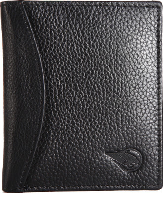 

RUGE Men Black Genuine Leather Card Holder(6 Card Slots)