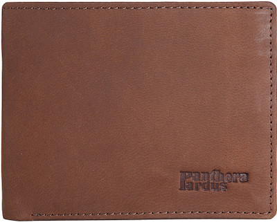

Panthera Pardus Men Brown Genuine Leather Wallet(7 Card Slots), Khaki