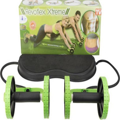 

ZEVORA Xtreme Fitness Resistance Exerciser Tube Ab Exerciser (Black) Ab Exerciser(Green)
