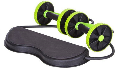 

Zeom Revolex Xtreme Exerciser Multifunction Abdominal AB Roller Waist Fitness Equipment Ab Exerciser (Green, Black) Ab Exerciser(Green)