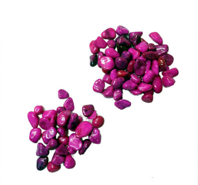 

GJTL Color Stones River Rock Unplanted Substrate(Pink)