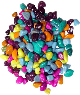 

GJTL Aquarium stones River Rock Unplanted Substrate(Multicolor)