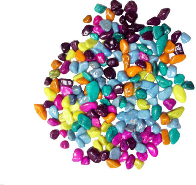 

GJTL Colour Stones River Rock Unplanted Substrate(Multicolor)