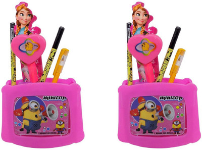 

INAAYA Combo Pack Of Stationary Items For Kids Pencil Stand For Study Table