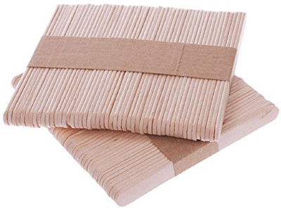 

Gurukripa ind Guru Kripa Crafts Natural Wooden Ice Cream Sticks Popsicle Sticks and Spoon Ice cream stick / Project Work Stick (100 Pieces)