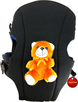 

Aayat Kids SmartBuy Premium Honey Comb Adjustable Belt Teddy Bear 10 Baby Carrier(Black, Front Carry facing in)