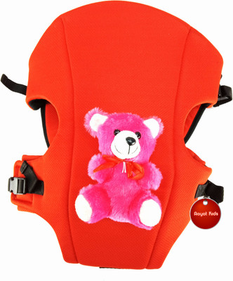 

Aayat Kids SmartBuy Premium Honey Comb Adjustable Belt Teddy Bear 45 Baby Carrier(Red, Front Carry facing in)
