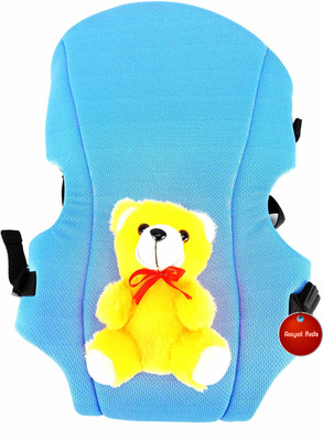

Aayat Kids SmartBuy Premium Honey Comb Adjustable Belt Teddy Bear 64 Baby Carrier(Light Blue, Front Carry facing in)