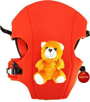 

Aayat Kids SmartBuy Premium Honey Comb Adjustable Belt Teddy Bear 46 Baby Carrier(Red, Front Carry facing in)
