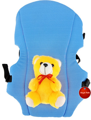 

Aayat Kids SmartBuy Premium Honey Comb Adjustable Belt Teddy Bear 63 Baby Carrier(Light Blue, Front Carry facing in)