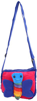 

Aliado Faux Fur Blue And Pink Coloured Zipper Sling Bag P75V694 Sling Bag(Blue, 5)