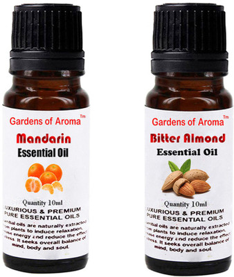 

Gardens Of Aroma Mandarin Essential Oil And Bitter Almond Essential Oil(20 ml)