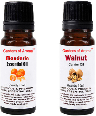 

Gardens Of Aroma Mandarin Essential Oil And Walnut Carrier Oil(20 ml)