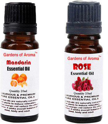 

Gardens Of Aroma Mandarin Essential Oil And Rose Essential Oil(20 ml)
