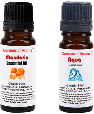

Gardens Of Aroma Mandarin Essential Oil And Aqua Essential Oil(20 ml)